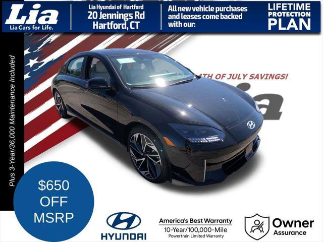 new 2024 Hyundai IONIQ 6 car, priced at $50,535