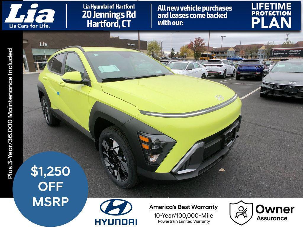 new 2025 Hyundai Kona car, priced at $29,910