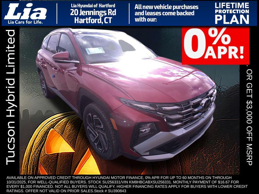 new 2025 Hyundai TUCSON Hybrid car, priced at $44,345