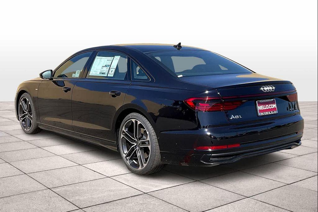 new 2025 Audi A8 car, priced at $93,345