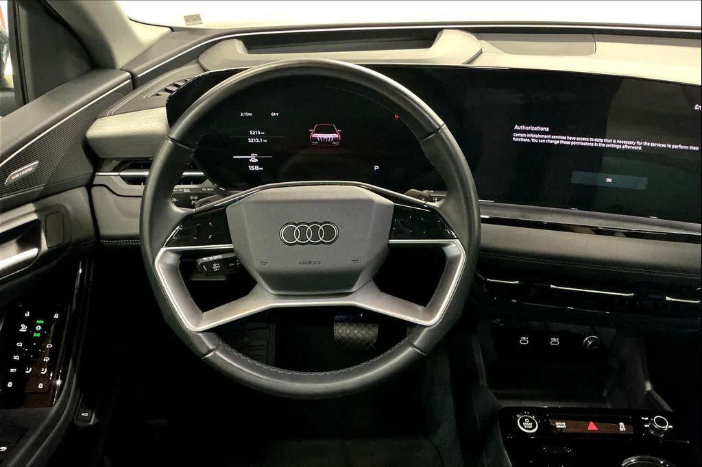 used 2025 Audi Q6 e-tron car, priced at $49,150
