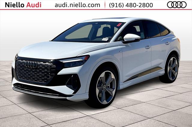 new 2025 Audi Q4 e-tron Sportback car, priced at $68,665
