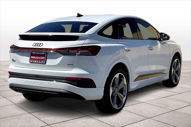new 2025 Audi Q4 e-tron Sportback car, priced at $68,665