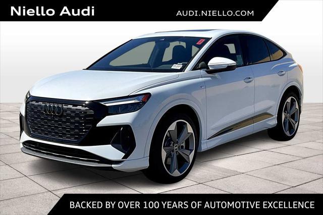new 2025 Audi Q4 e-tron Sportback car, priced at $68,665