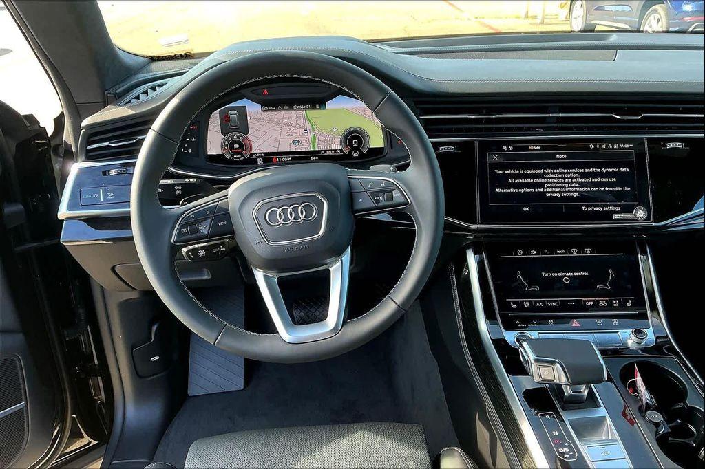 new 2025 Audi Q8 car, priced at $91,505