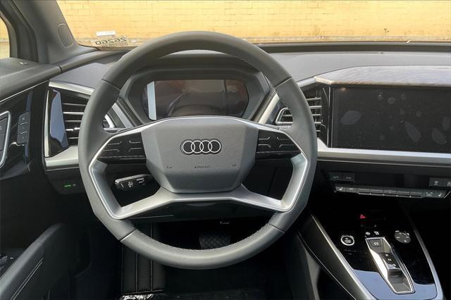 new 2025 Audi Q4 e-tron car, priced at $53,495