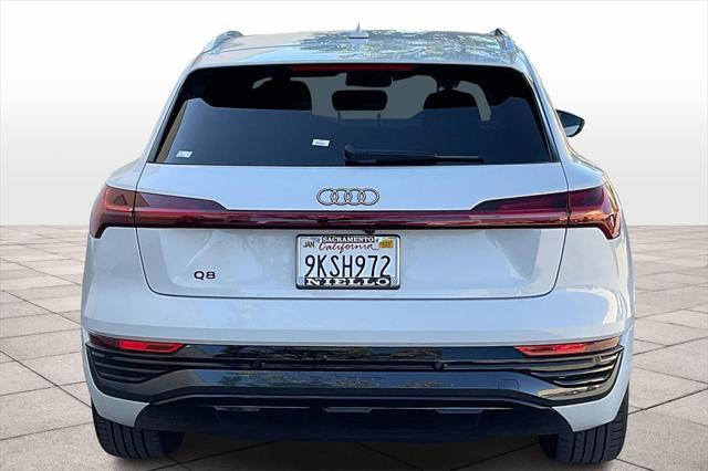 used 2024 Audi Q8 e-tron car, priced at $53,321