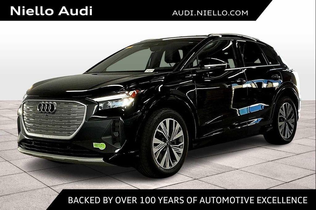 used 2023 Audi Q4 e-tron car, priced at $25,225