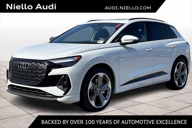 new 2025 Audi Q4 e-tron car, priced at $63,190