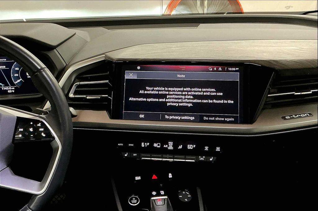 used 2024 Audi Q4 e-tron car, priced at $30,850