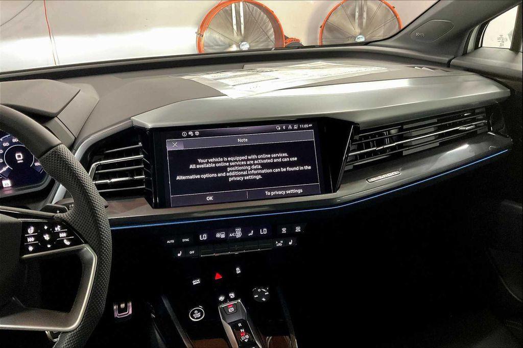 new 2025 Audi Q4 e-tron Sportback car, priced at $67,185