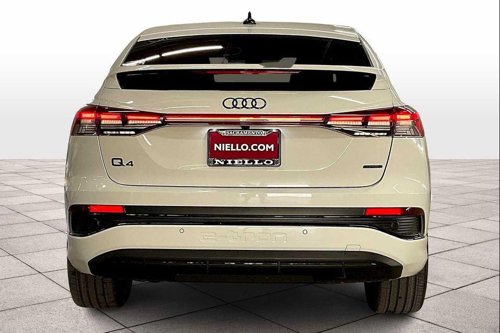 new 2025 Audi Q4 e-tron Sportback car, priced at $67,185