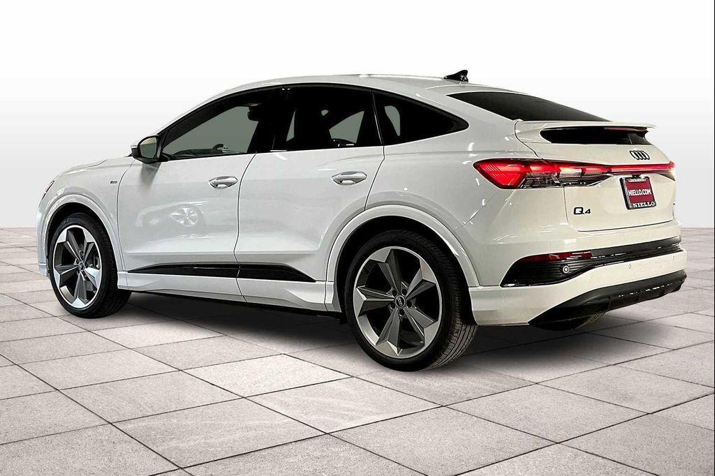 new 2025 Audi Q4 e-tron Sportback car, priced at $67,185