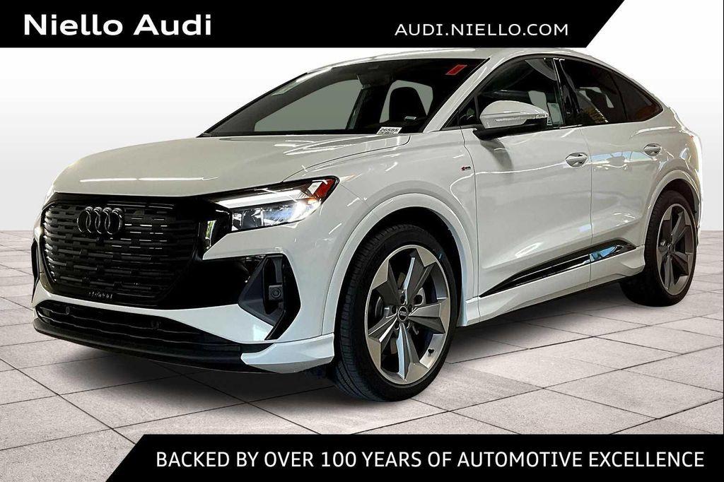 new 2025 Audi Q4 e-tron Sportback car, priced at $67,185