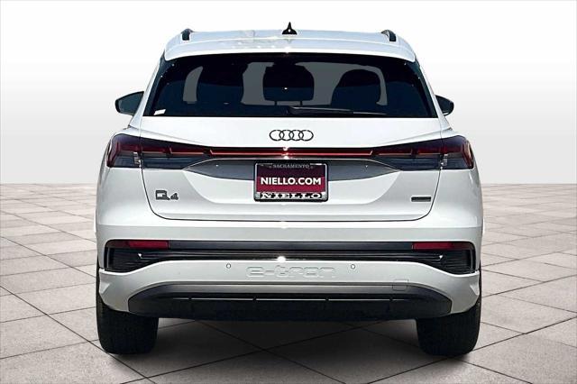 new 2025 Audi Q4 e-tron car, priced at $62,190