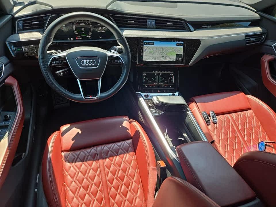 used 2022 Audi e-tron S car, priced at $43,750