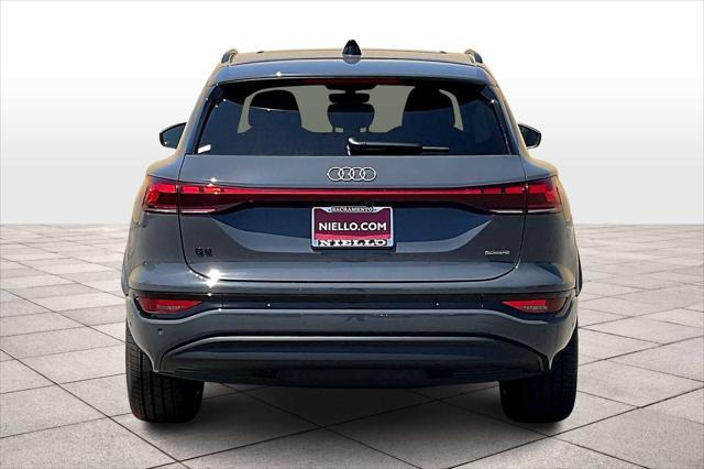 new 2025 Audi Q6 e-tron car, priced at $76,195