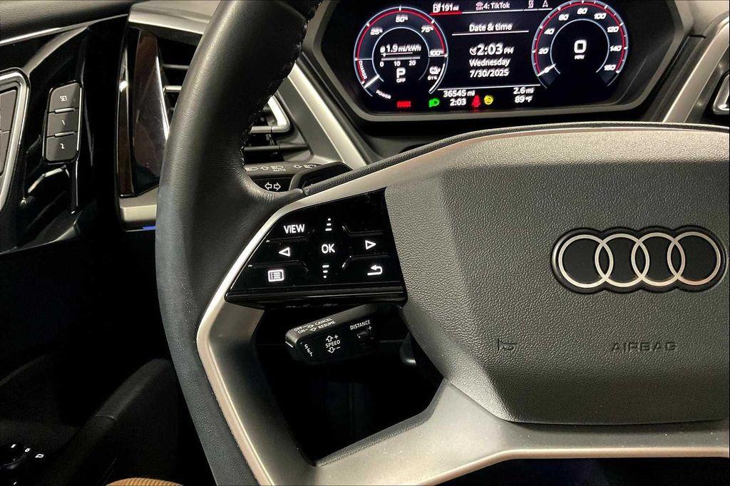 used 2023 Audi Q4 e-tron car, priced at $27,498