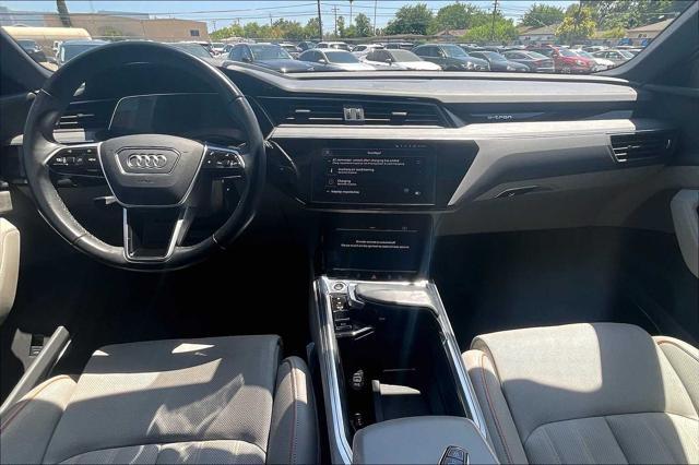 used 2024 Audi Q8 e-tron car, priced at $53,480