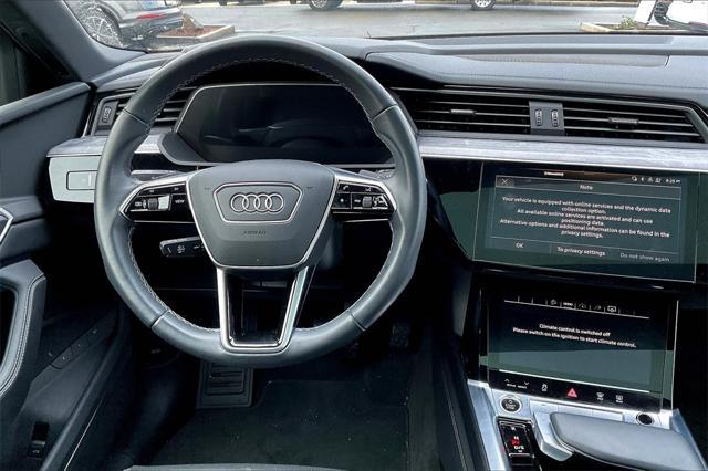 used 2024 Audi Q8 e-tron car, priced at $51,276