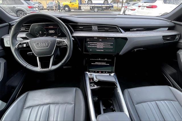 used 2024 Audi Q8 e-tron car, priced at $51,276