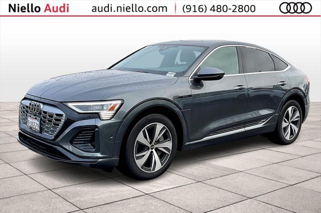 used 2024 Audi Q8 e-tron car, priced at $51,276