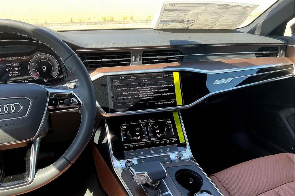 new 2025 Audi A6 car, priced at $66,840