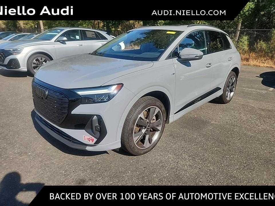 used 2023 Audi Q4 e-tron car, priced at $25,487