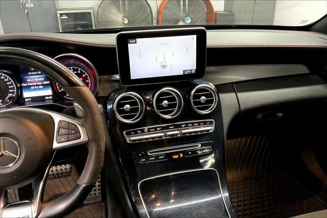 used 2017 Mercedes-Benz AMG C 43 car, priced at $26,300