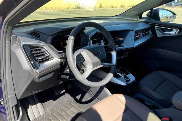 new 2025 Audi Q4 e-tron Sportback car, priced at $66,150