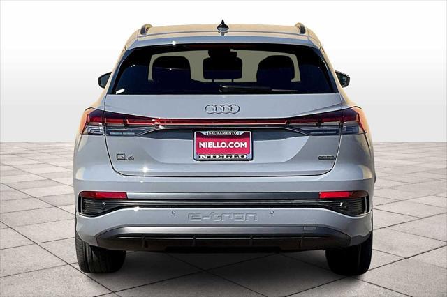 new 2025 Audi Q4 e-tron car, priced at $65,620