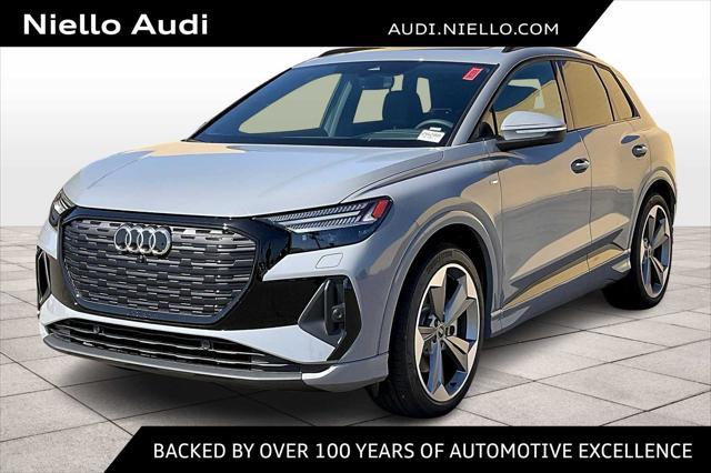 new 2025 Audi Q4 e-tron car, priced at $65,620