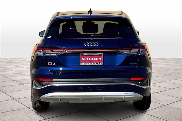 new 2025 Audi Q4 e-tron car, priced at $63,915