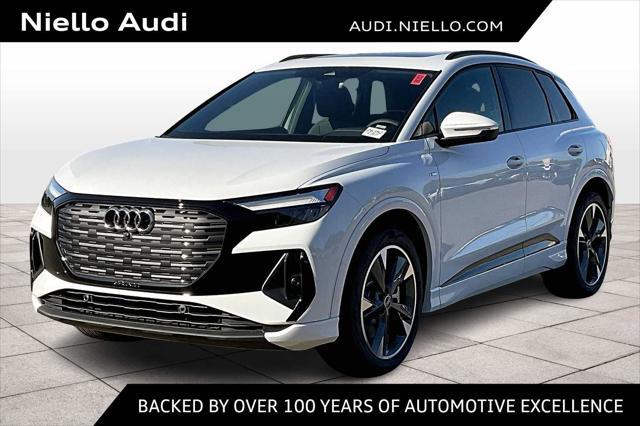 new 2025 Audi Q4 e-tron car, priced at $58,395