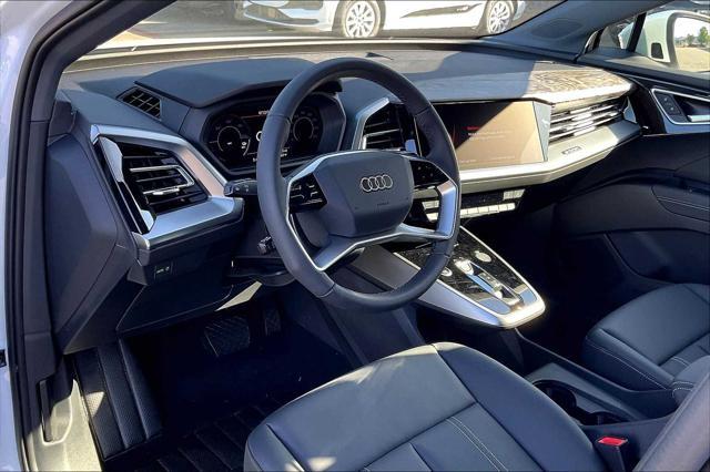 new 2025 Audi Q4 e-tron car, priced at $58,395