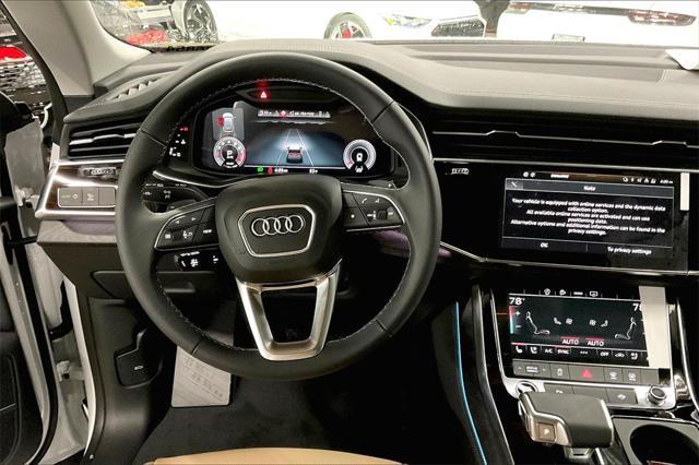 new 2025 Audi Q8 car, priced at $85,740