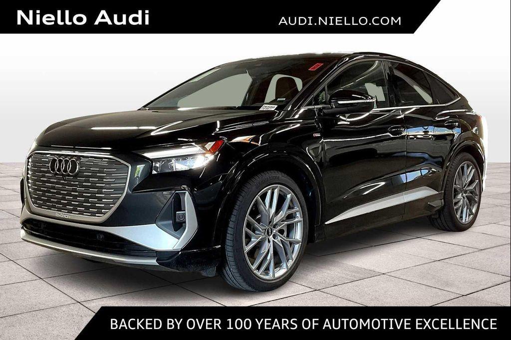 new 2025 Audi Q4 e-tron Sportback car, priced at $66,725