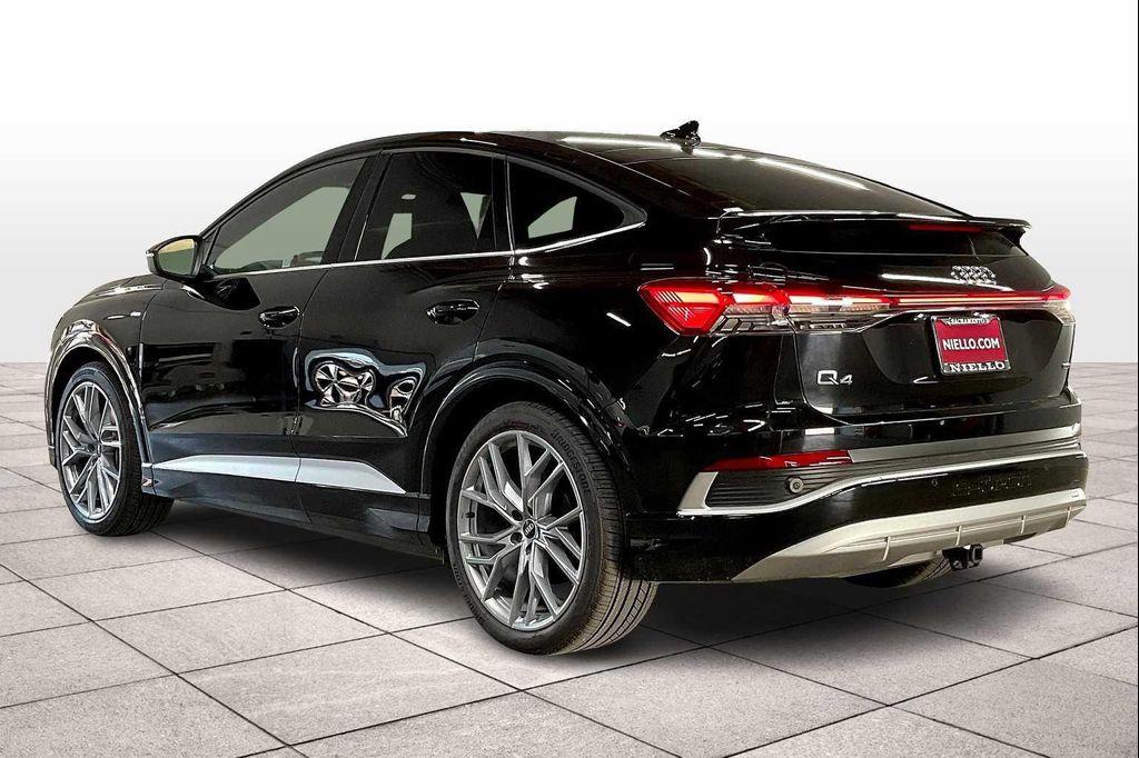 new 2025 Audi Q4 e-tron Sportback car, priced at $66,725