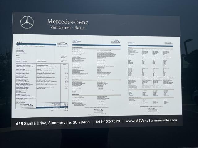 new 2023 Mercedes-Benz Sprinter 3500XD car, priced at $213,733