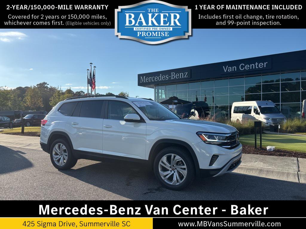 used 2021 Volkswagen Atlas car, priced at $19,998
