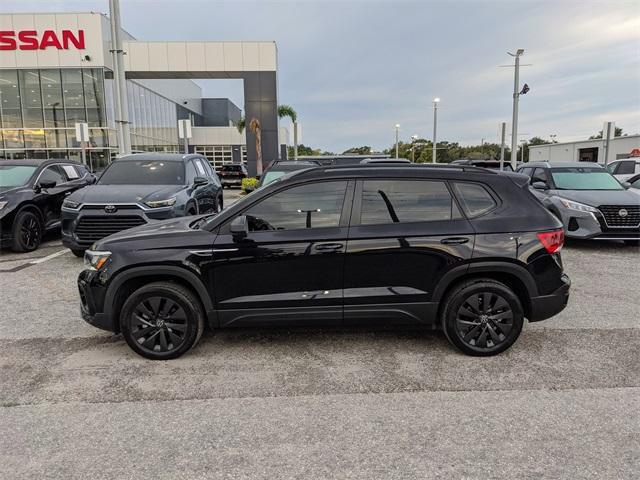 used 2023 Volkswagen Taos car, priced at $18,577