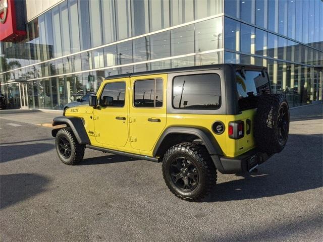 used 2022 Jeep Wrangler Unlimited car, priced at $32,177