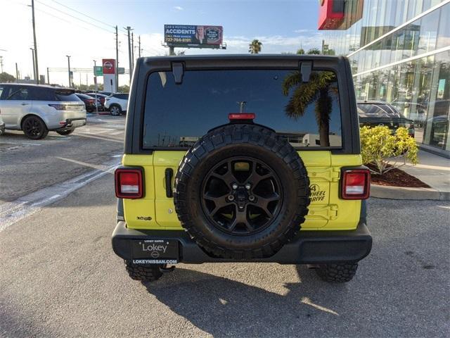 used 2022 Jeep Wrangler Unlimited car, priced at $32,177