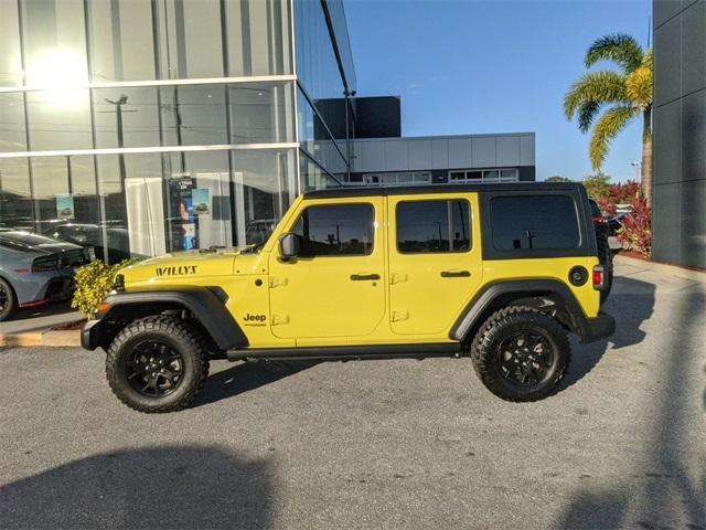 used 2022 Jeep Wrangler Unlimited car, priced at $32,177