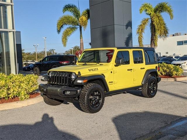 used 2022 Jeep Wrangler Unlimited car, priced at $32,177