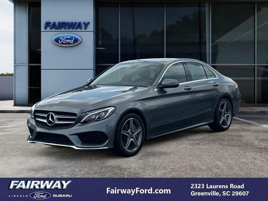 used 2018 Mercedes-Benz C-Class car, priced at $25,497