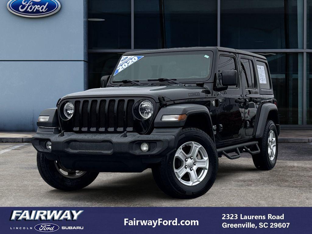 used 2020 Jeep Wrangler Unlimited car, priced at $29,197