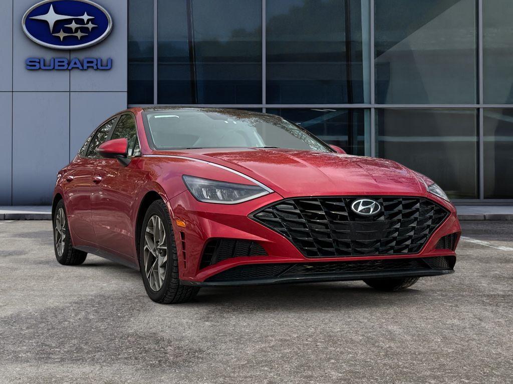 used 2021 Hyundai Sonata car, priced at $19,496