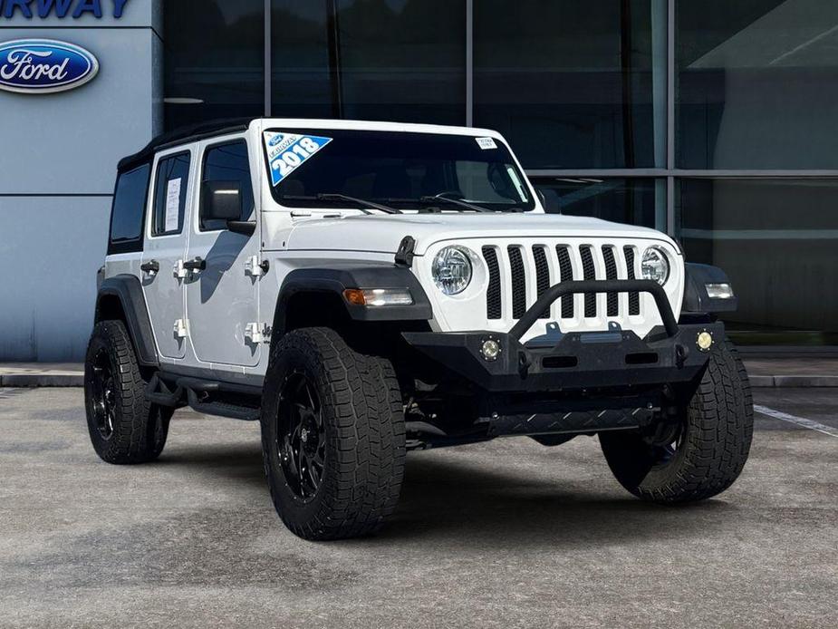 used 2018 Jeep Wrangler Unlimited car, priced at $28,697