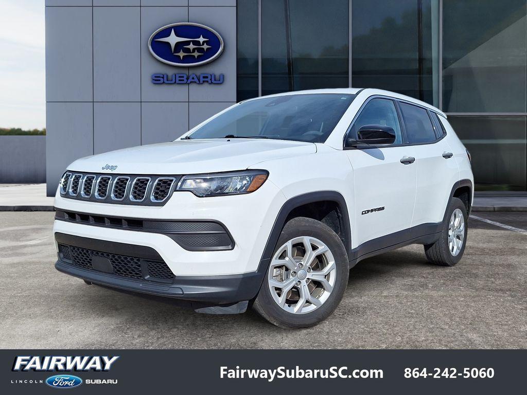 used 2024 Jeep Compass car, priced at $20,998